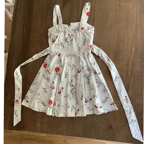 Varga Pin Up Marilyn Dress Size Small with a Print - Picture 3 of 6